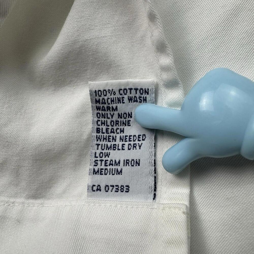 Polo Ralph Lauren Cotton Camp Shirt Button up short sleeve Men size M White Prep - Picture 5 of 9